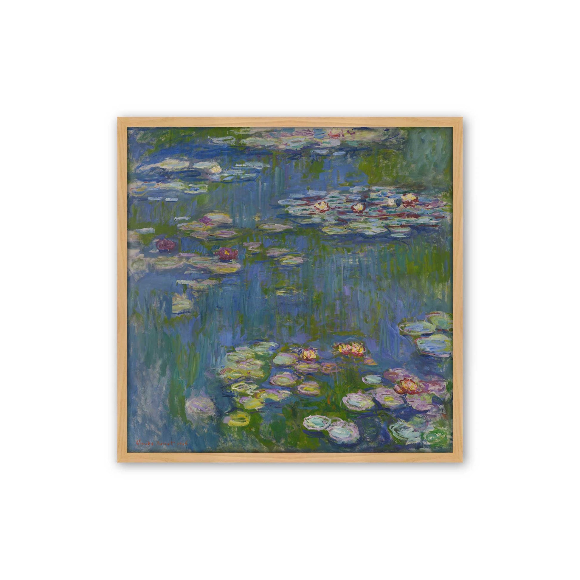 [Color:American Maple], Picture of art in a American Maple frame