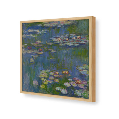 [Color:American Maple], Picture of art in a American Maple frame of the corner
