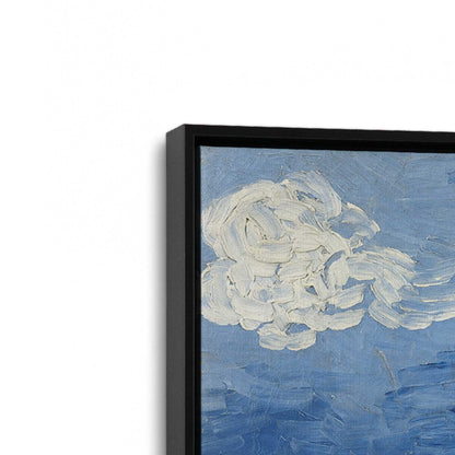 [Color:Satin Black], Picture of art in a Satin Black frame at an angle