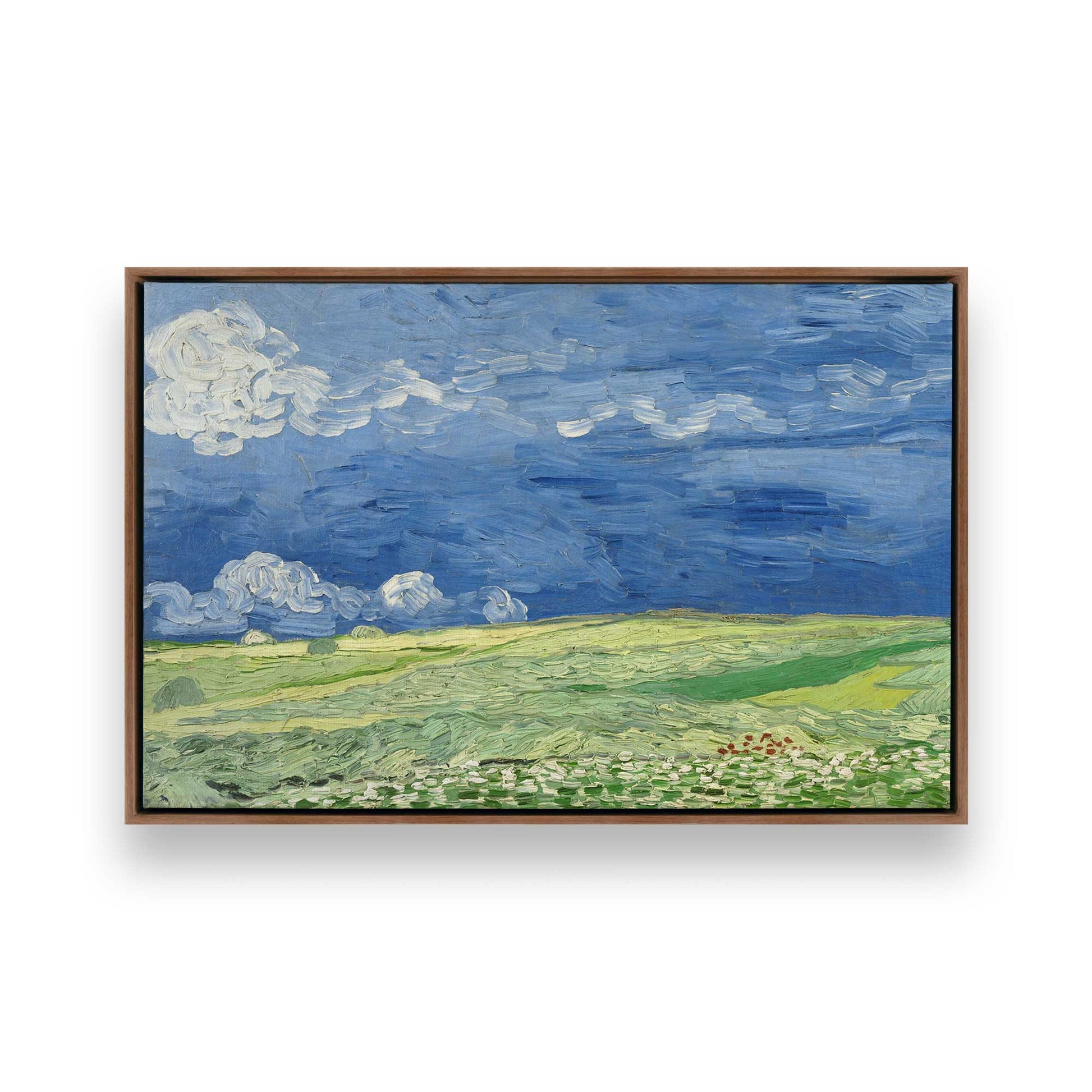 [Color:Walnut], Picture of art in a Walnut frame
