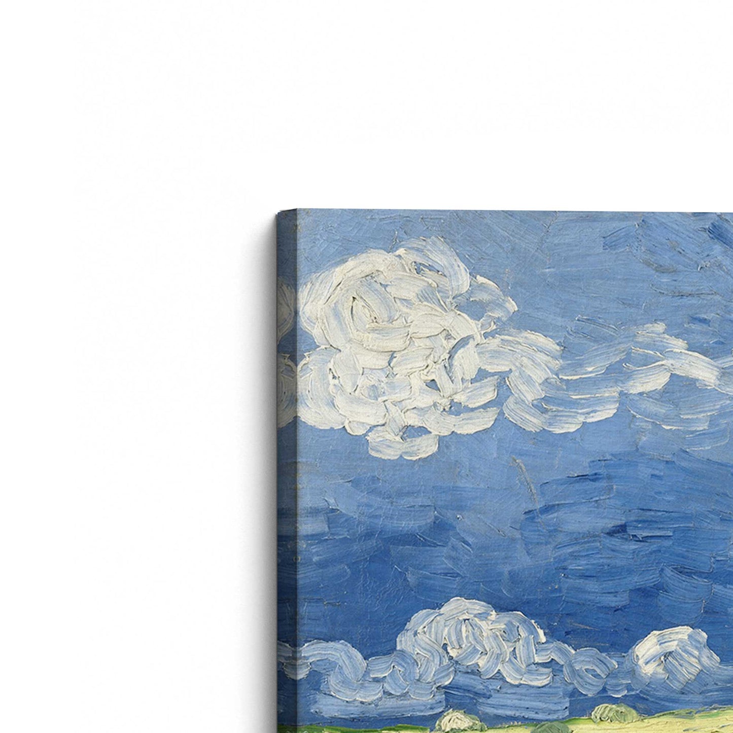 [Color:Stretched Canvas], Picture of the corner of the art