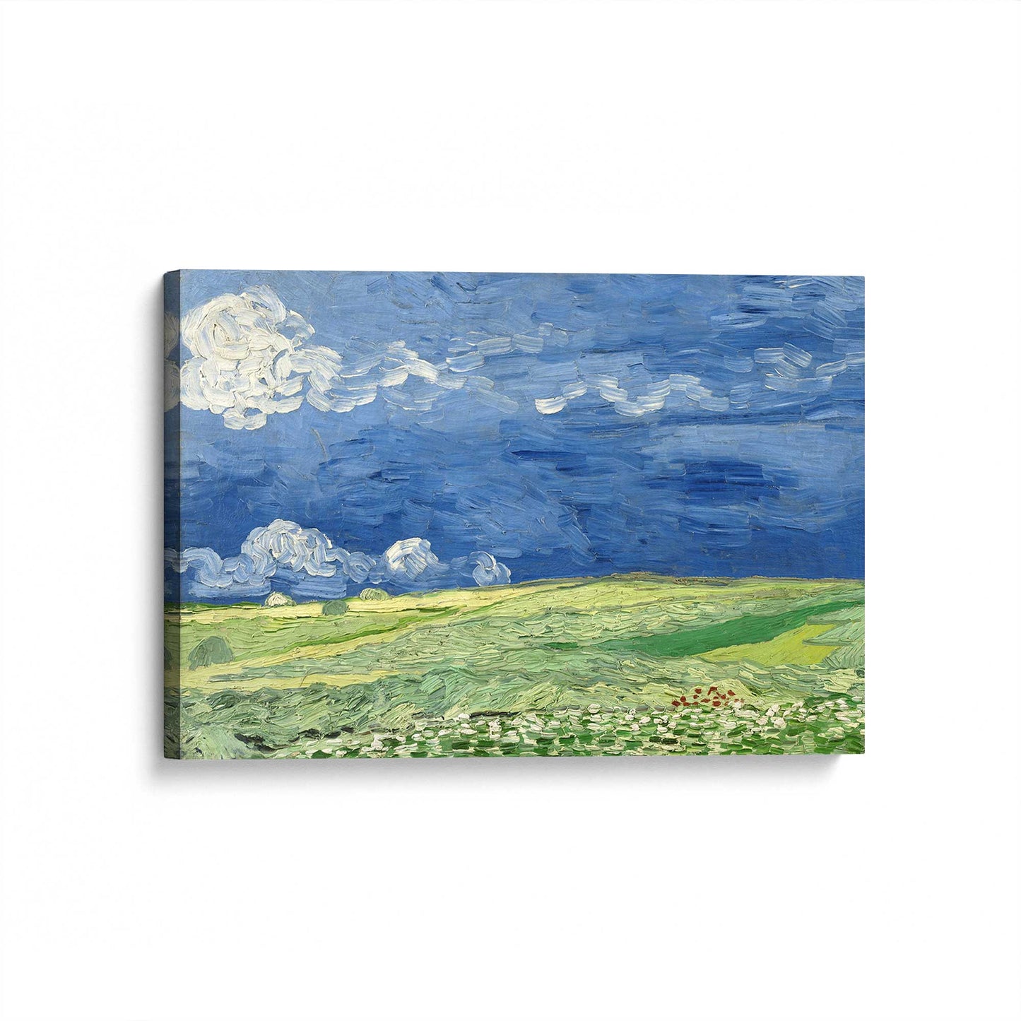 [Color:Stretched Canvas], Picture of art at an angle