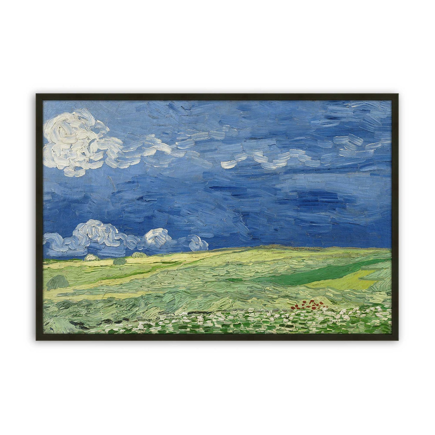 [Color:Satin Black], Picture of art in a Satin Black frame