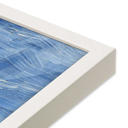 [Color:Opaque White], Picture of art in a Opaque White frame at an angle