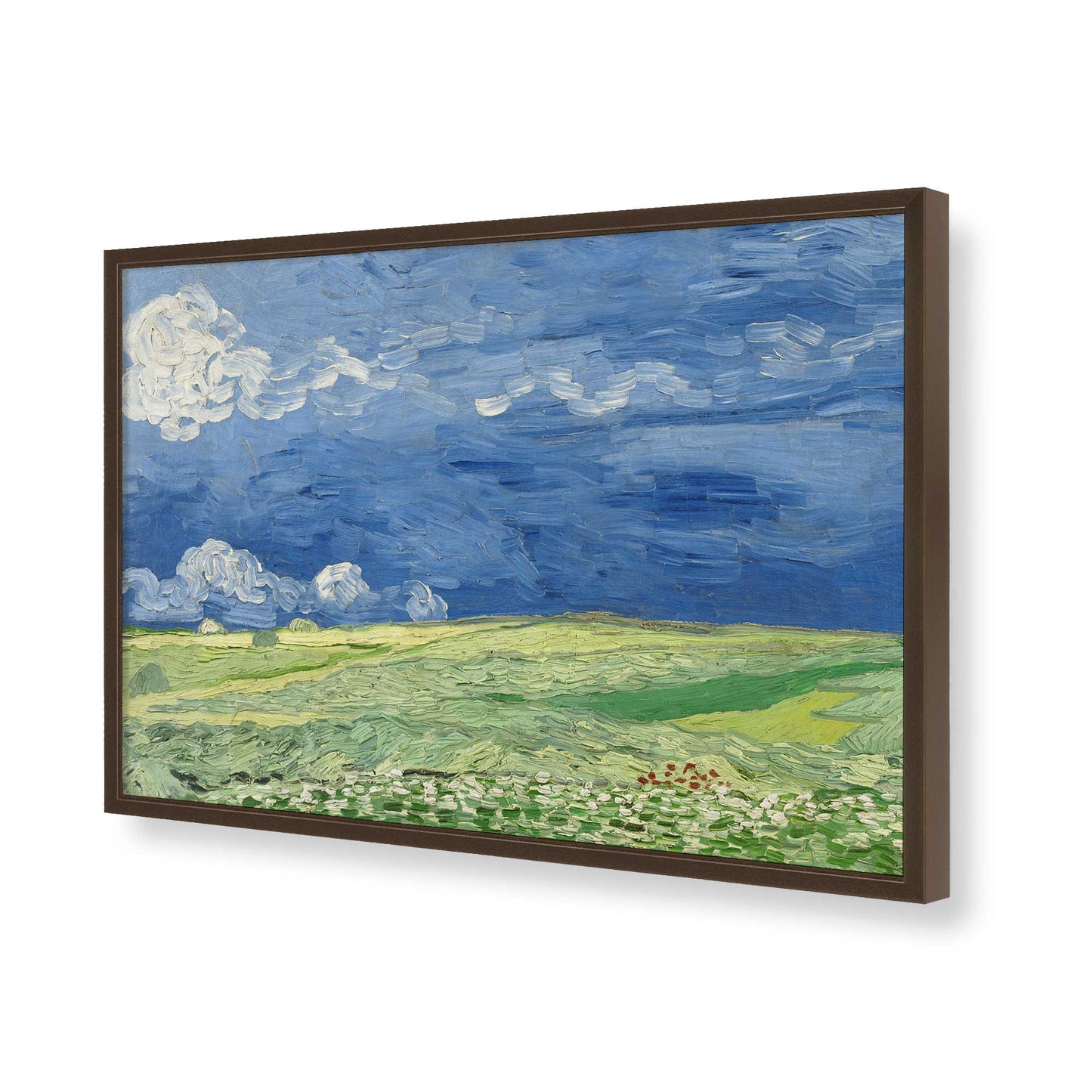 [Color:Belvinder Brown], Picture of art in a Belvinder Brown frame of the corner
