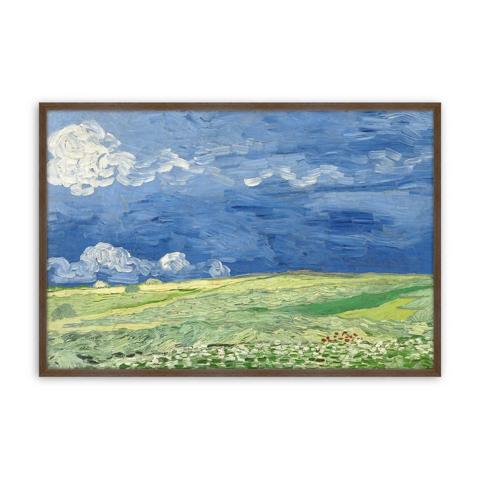 [Color:Walnut], Picture of art in a Walnut frame