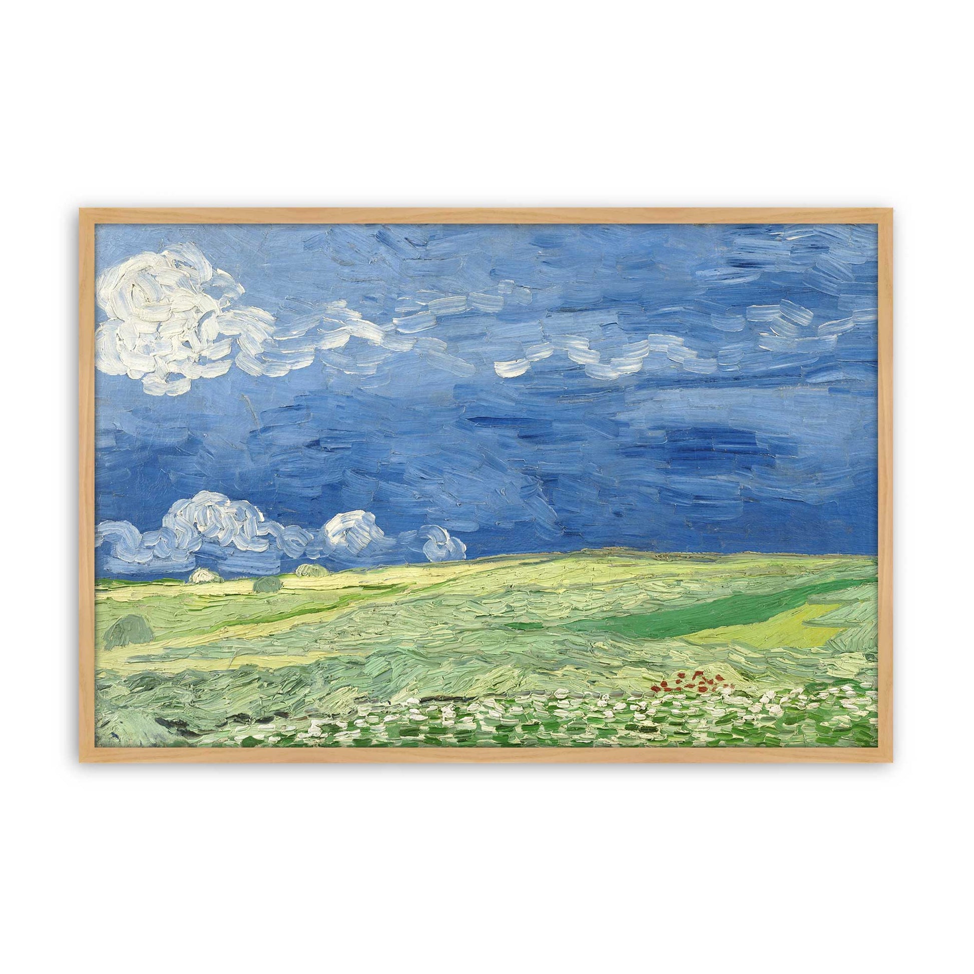 [Color:American Maple], Picture of art in a American Maple frame