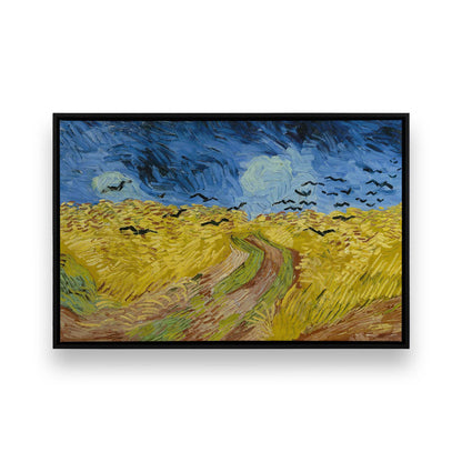 [Color:Satin Black], Picture of art in a Satin Black frame
