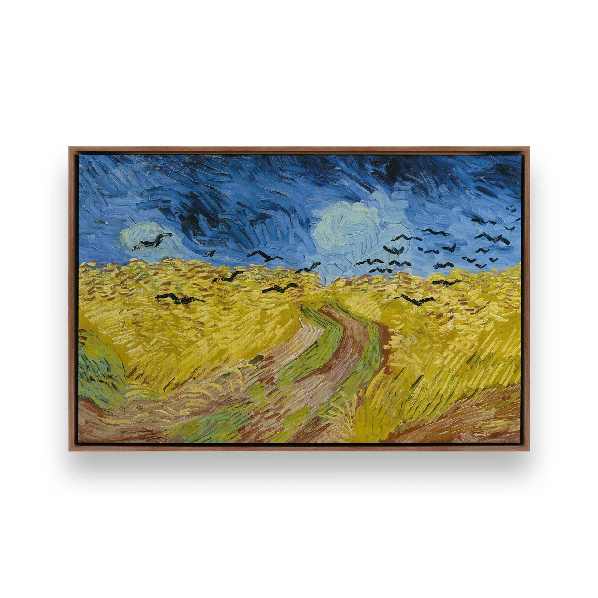 [Color:Walnut], Picture of art in a Walnut frame