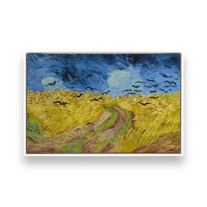 [Color:Opaque White], Picture of art in a White frame