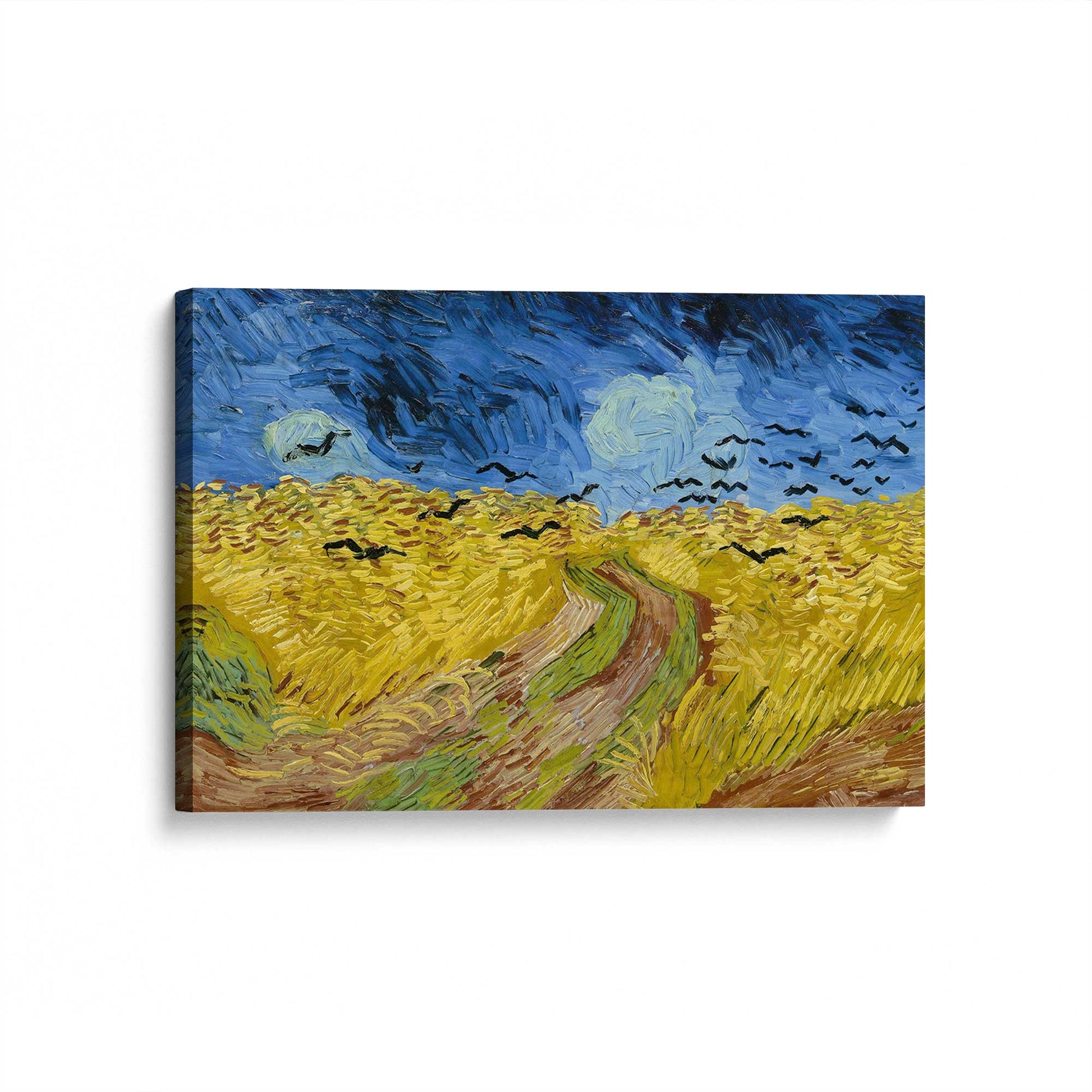[Color:Stretched Canvas], Picture of art at an angle