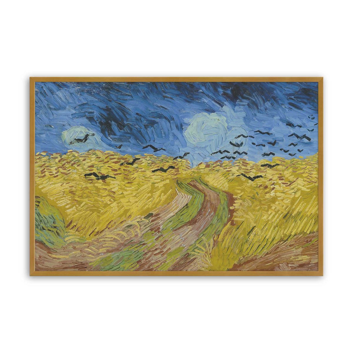 [Color:Polished Gold], Picture of art in a Polished Gold frame