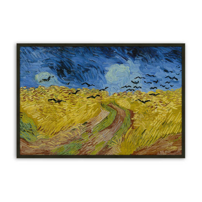 [Color:Satin Black], Picture of art in a Satin Black frame