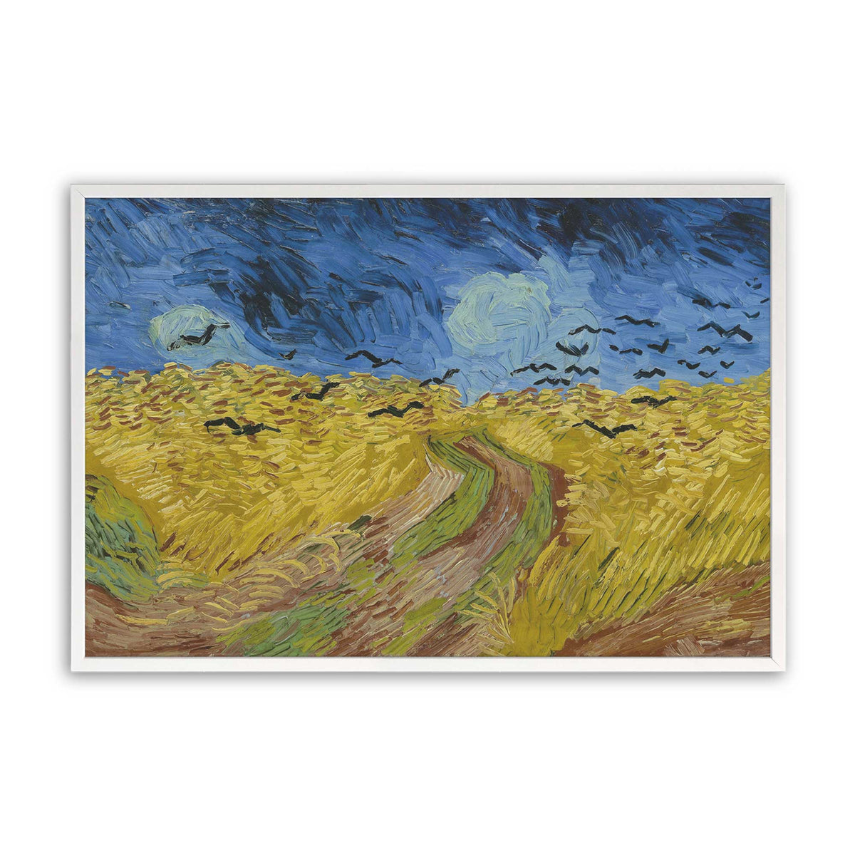 [Color:Opaque White], Picture of art in a Opaque White frame