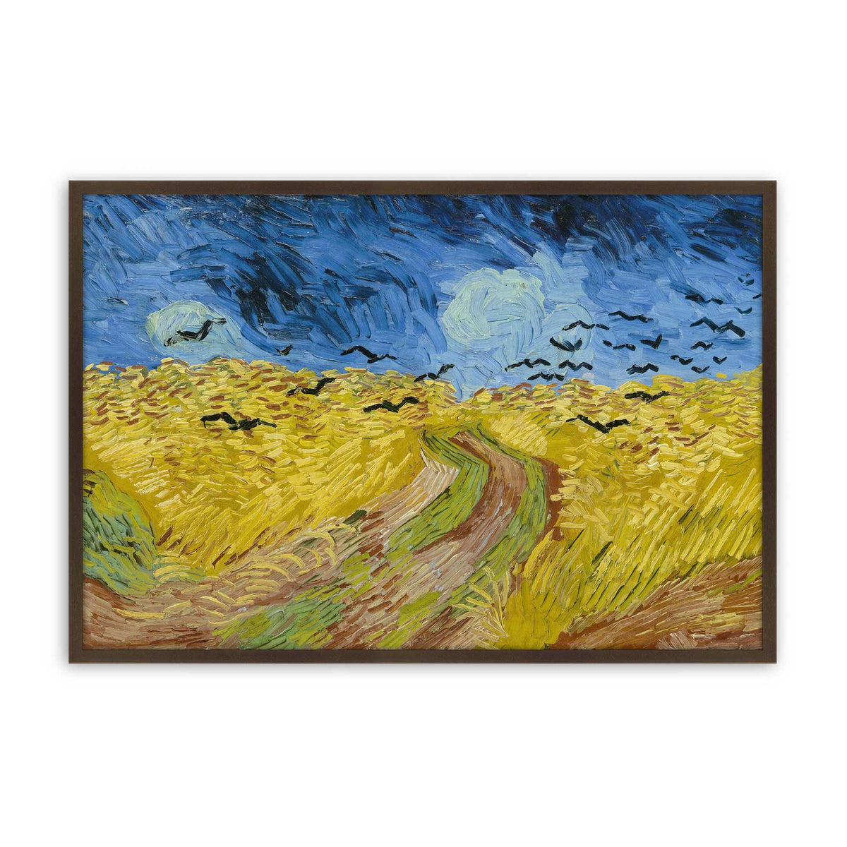 [Color:Belvinder Brown], Picture of art in a Belvinder Brown frame