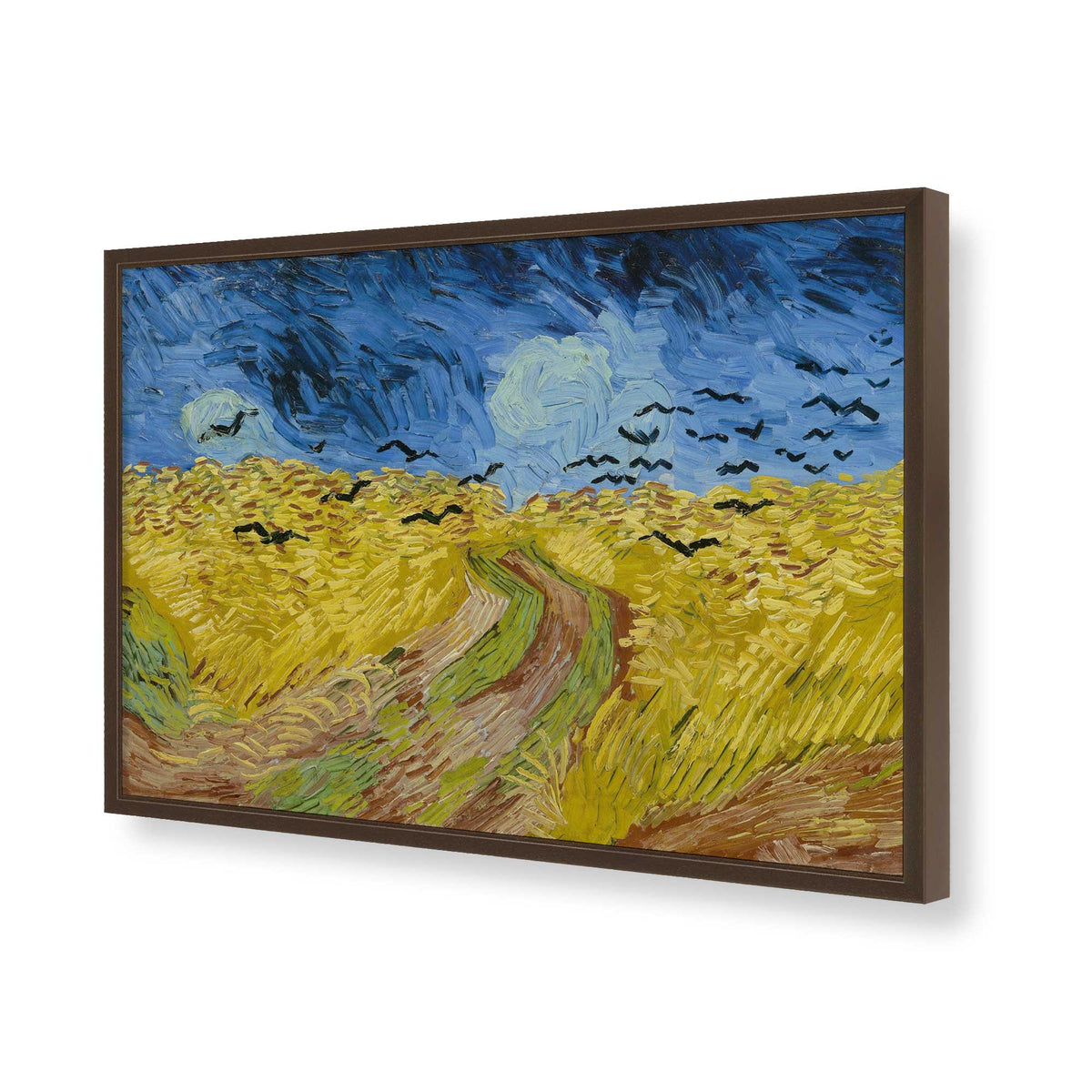 [Color:Belvinder Brown], Picture of art in a Belvinder Brown frame of the corner