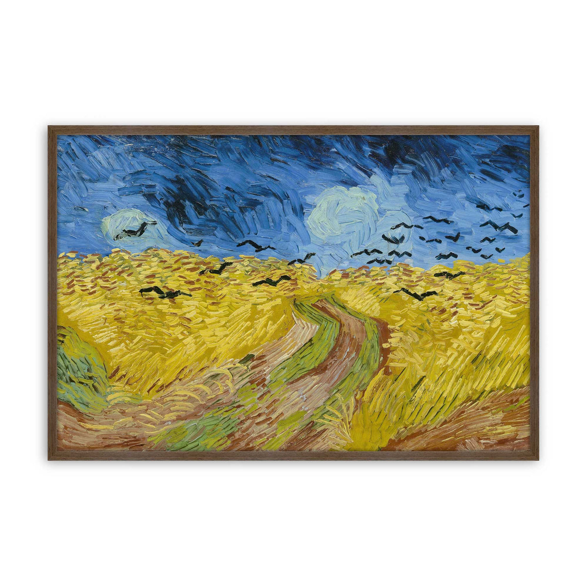 [Color:Walnut], Picture of art in a Walnut frame