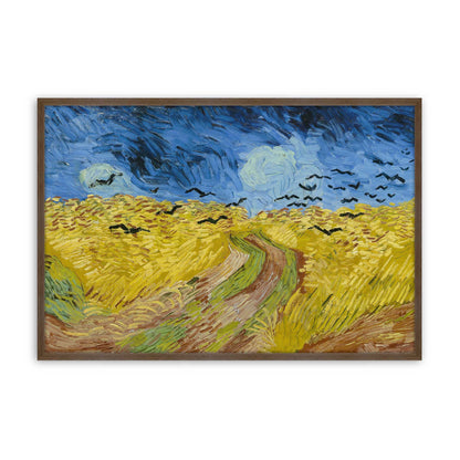 [Color:Walnut], Picture of art in a Walnut frame