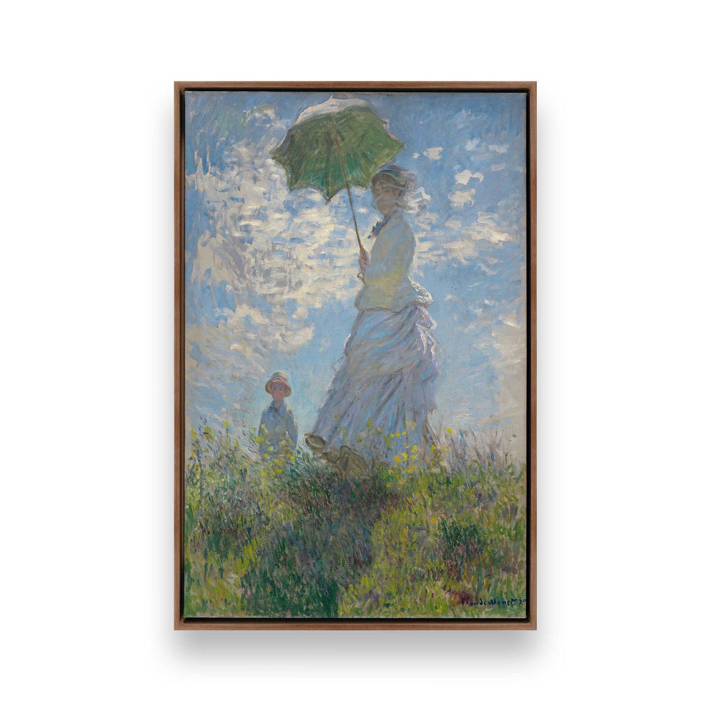 [Color:Walnut], Picture of art in a Walnut frame