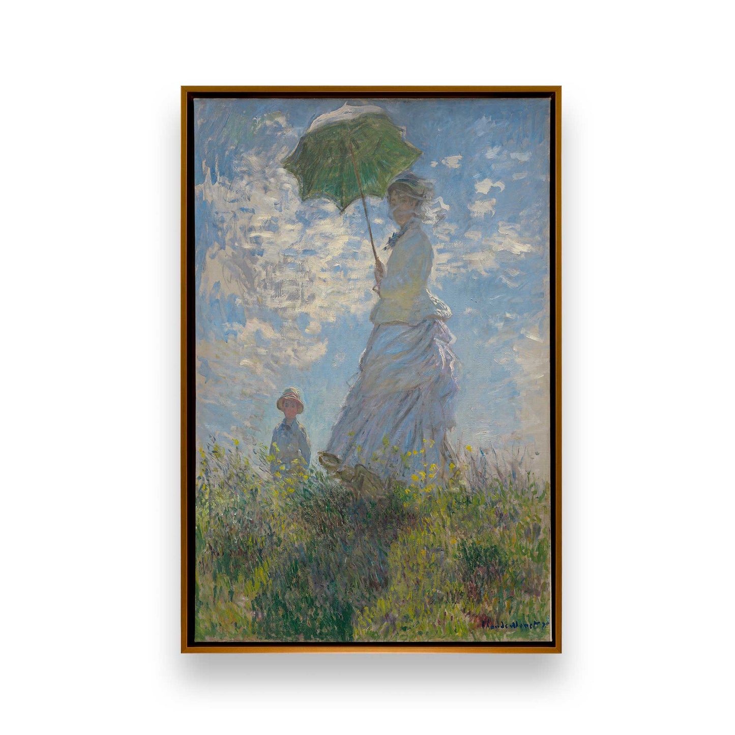 [Color:Polished Gold], Picture of art in a Polished Gold frame
