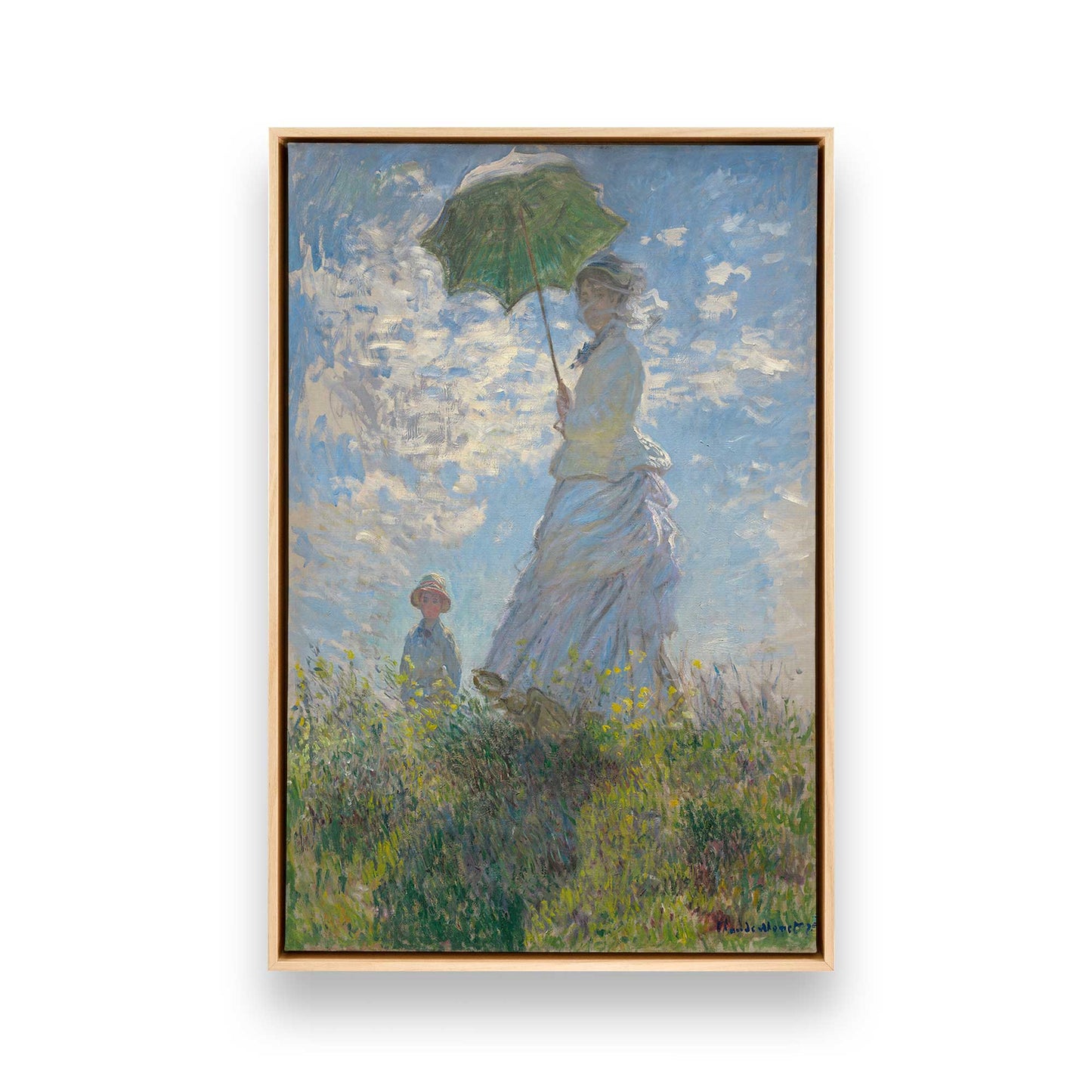 [Color:American Maple], Picture of art in a American Maple frame