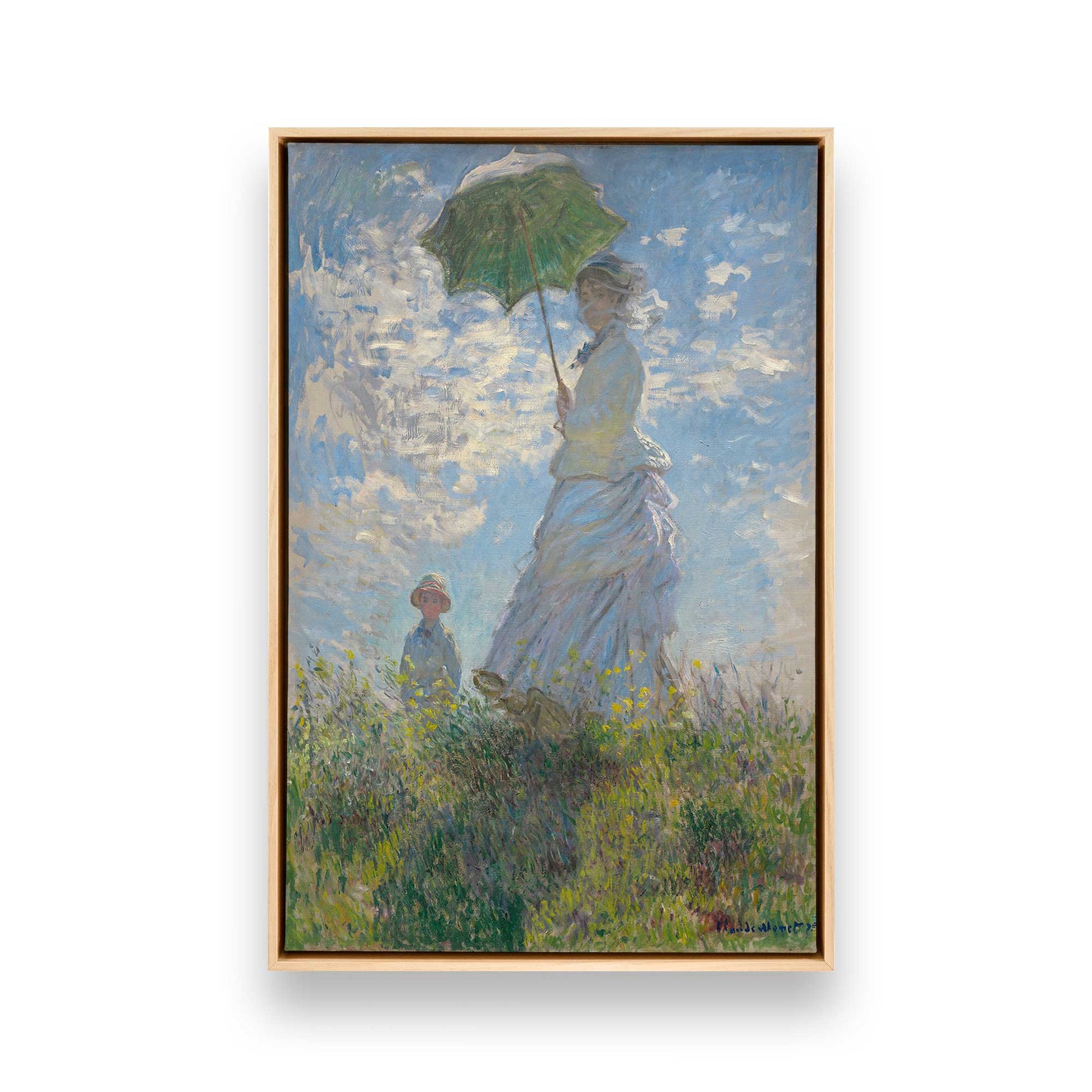 [Color:American Maple], Picture of art in a American Maple frame