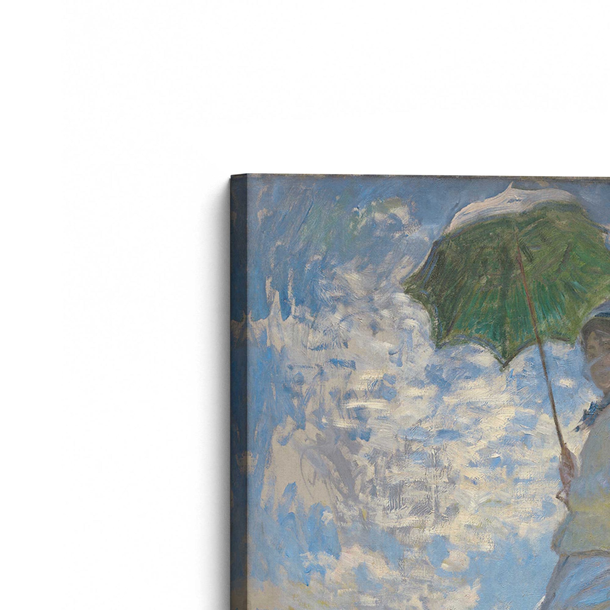 [Color:Stretched Canvas], Picture of the corner of the art