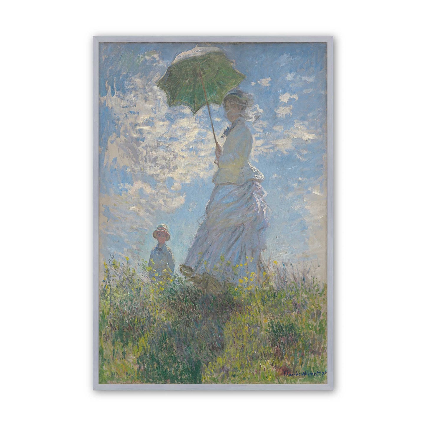 [Color:Polished Chrome], Picture of art in a Polished Chrome frame