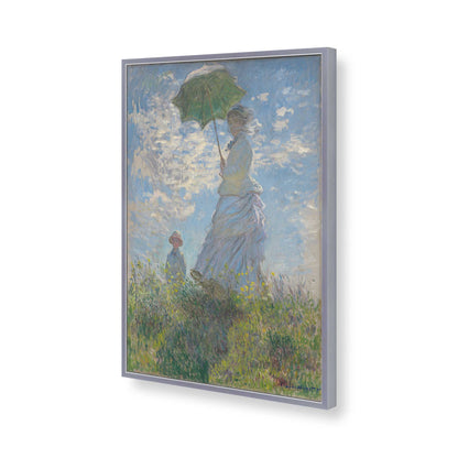 [Color:Polished Chrome], Picture of art in a Polished Chrome frame of the corner