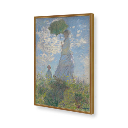 [Color:Polished Gold], Picture of art in a Polished Gold frame of the corner