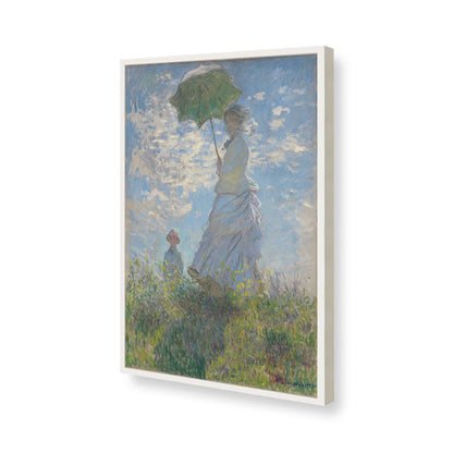 [Color:Opaque White], Picture of art in a Opaque White frame of the corner
