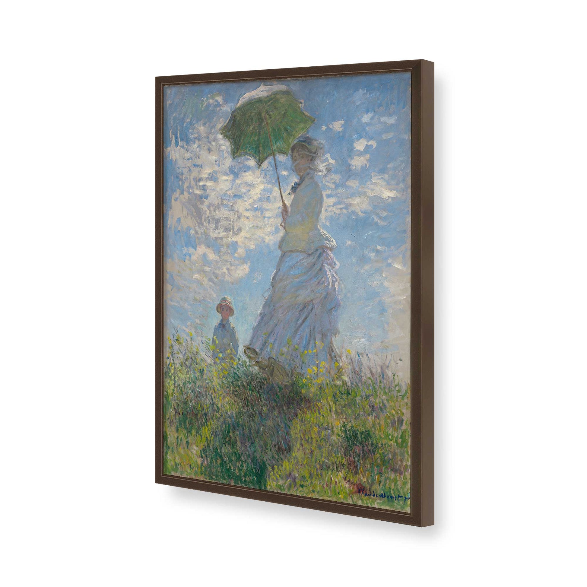 [Color:Belvinder Brown], Picture of art in a Belvinder Brown frame of the corner