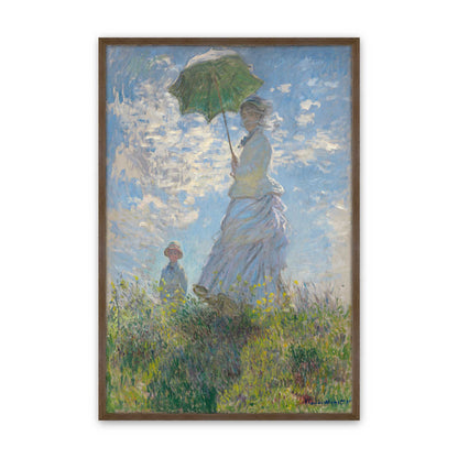 [Color:Walnut], Picture of art in a Walnut frame