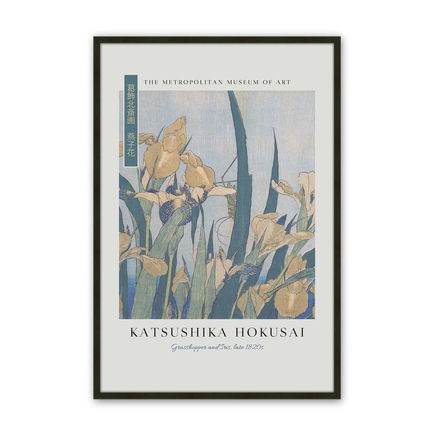 [Color:Satin Black], Picture of art in a Satin Black frame