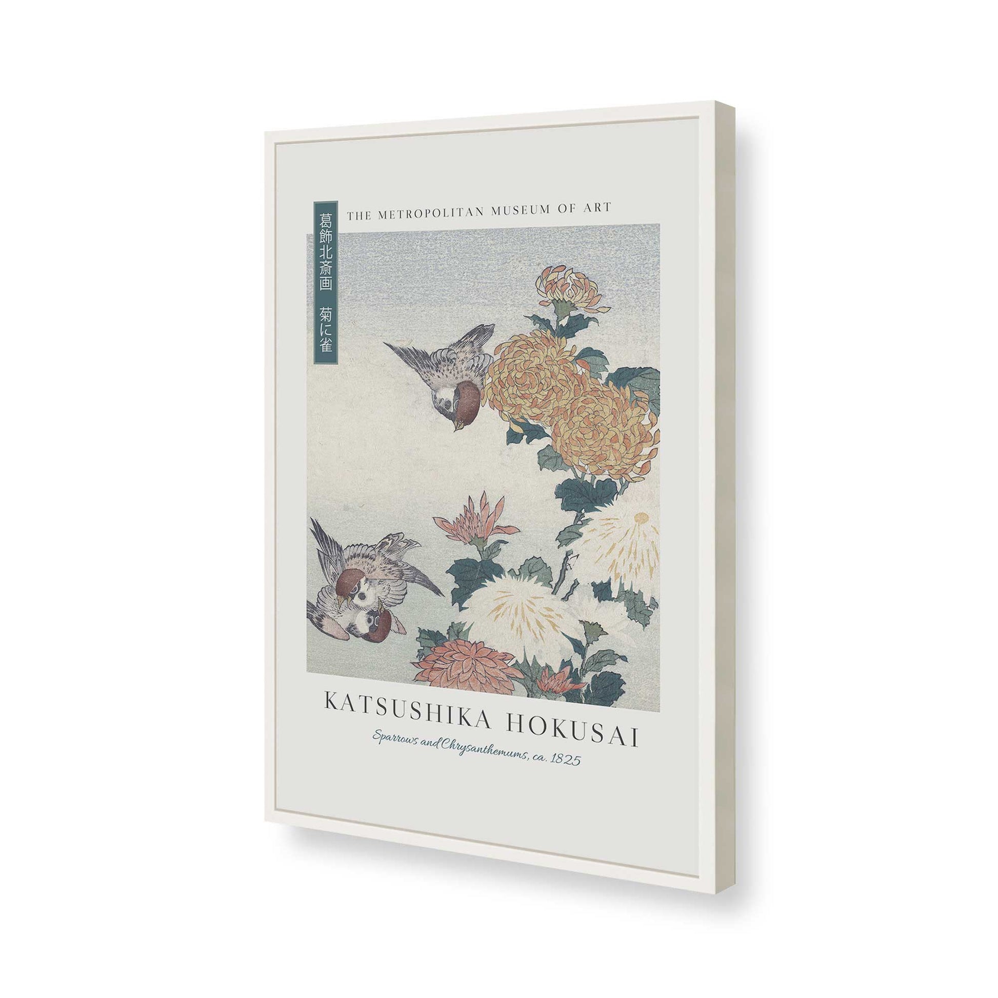 [Color:Opaque White], Picture of art in a Opaque White frame of the corner