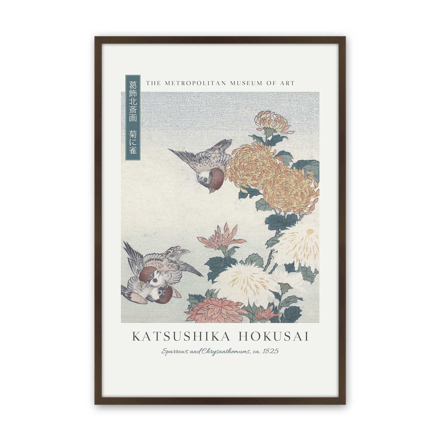 [Color:Belvinder Brown], Picture of art in a Belvinder Brown frame