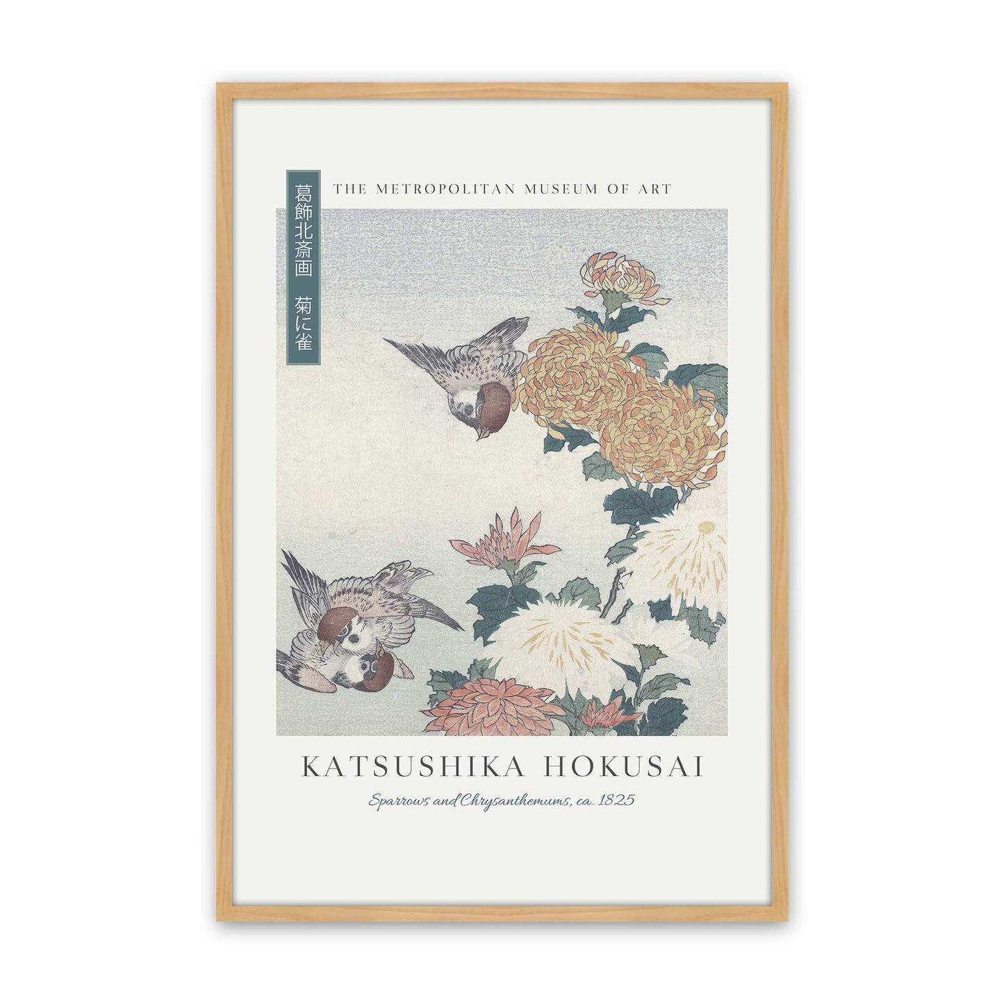 [Color:American Maple], Picture of art in a American Maple frame