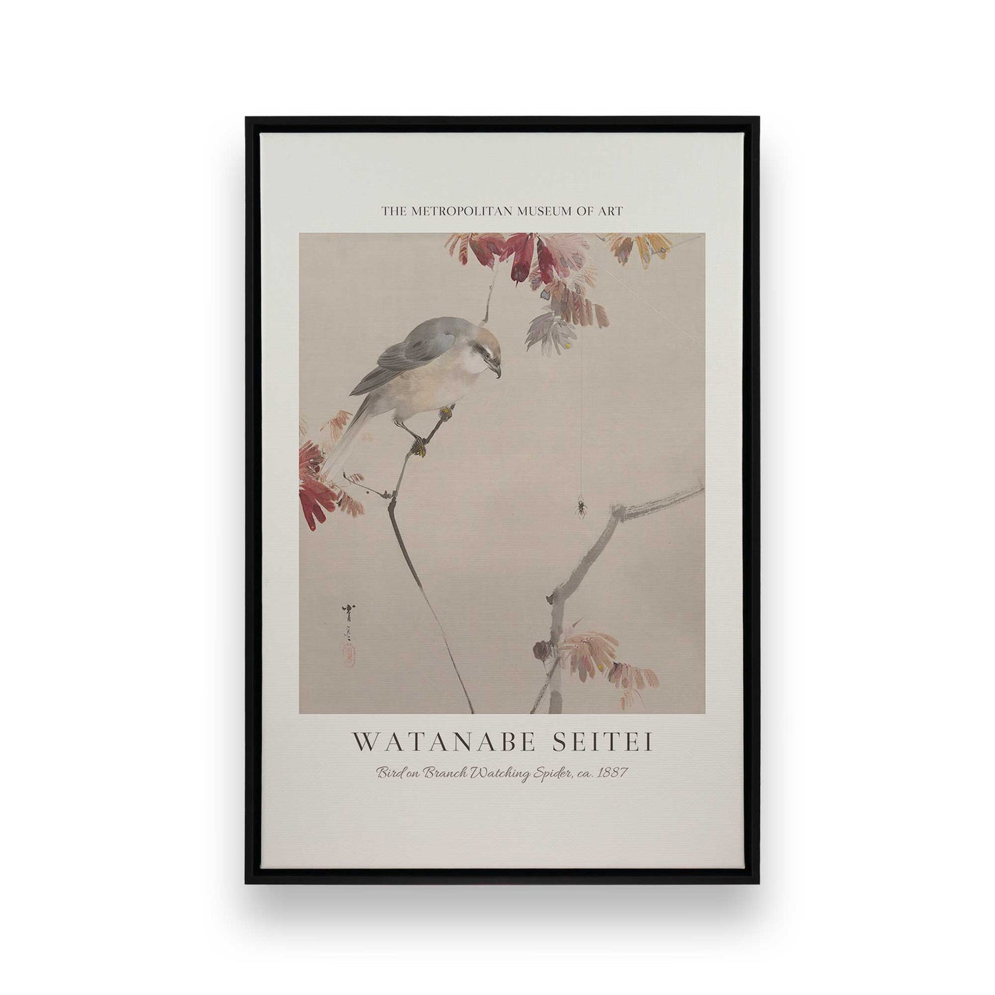 [Color:Satin Black], Picture of art in a Satin Black frame