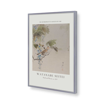 [Color:Polished Chrome], Picture of art in a Polished Chrome frame of the corner
