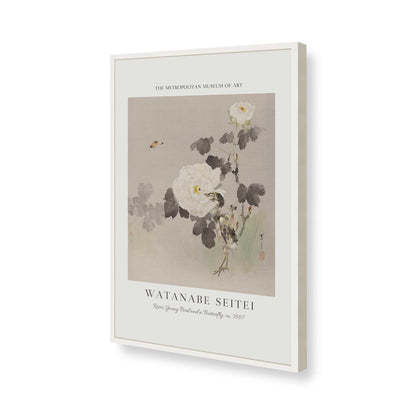 [Color:Opaque White], Picture of art in a Opaque White frame of the corner