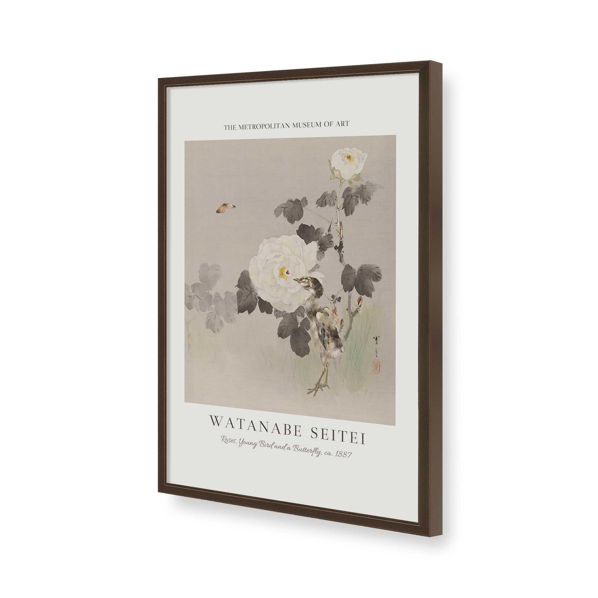 [Color:Belvinder Brown], Picture of art in a Belvinder Brown frame of the corner