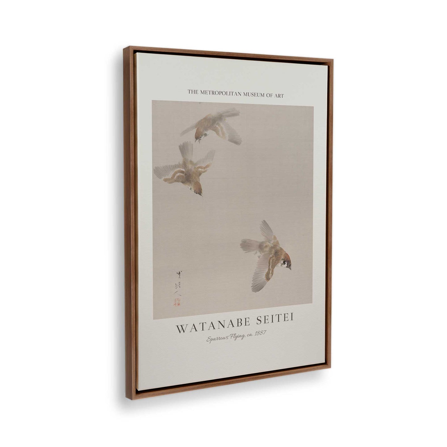 [Color:Walnut], Picture of the corner of the art