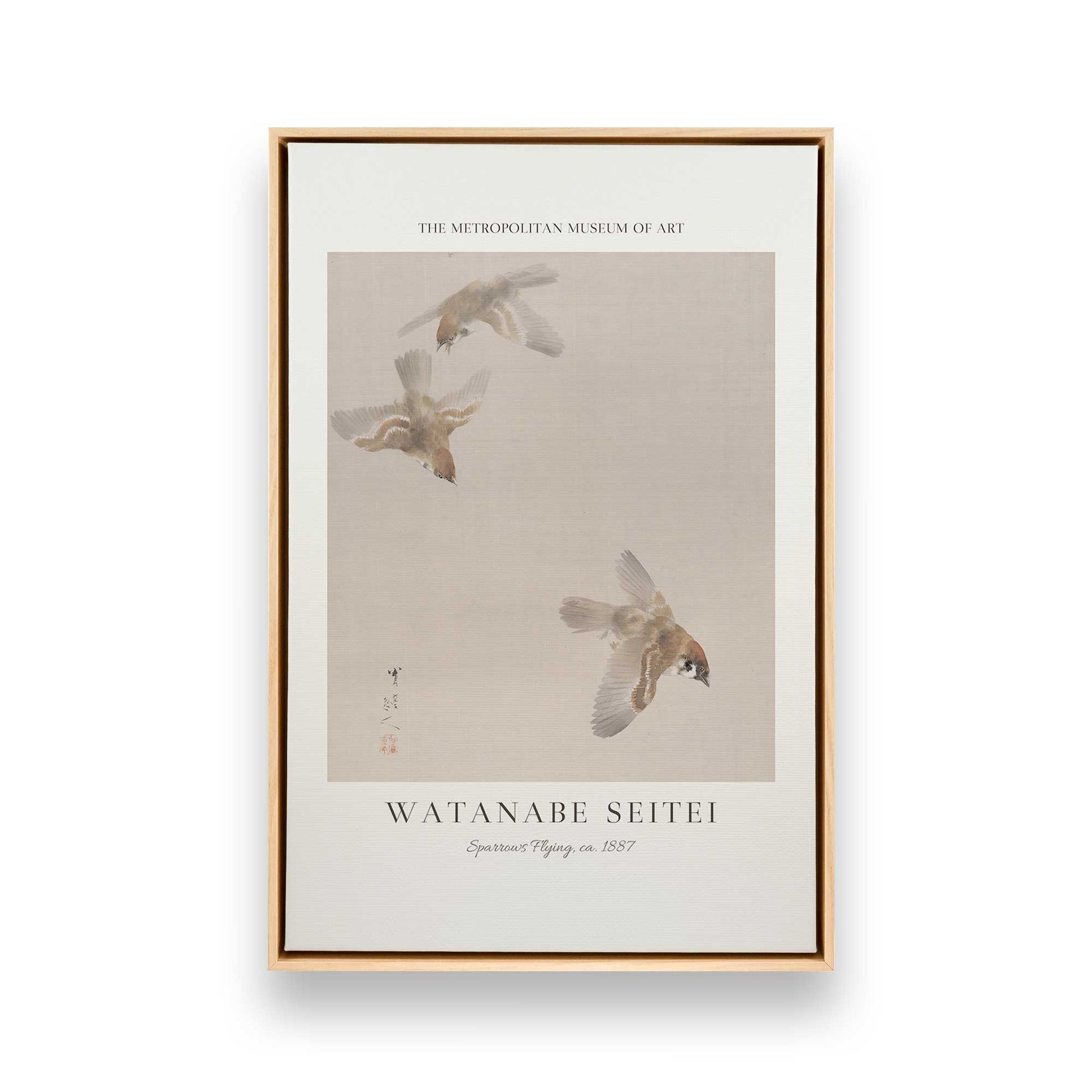 [Color:American Maple], Picture of art in a American Maple frame