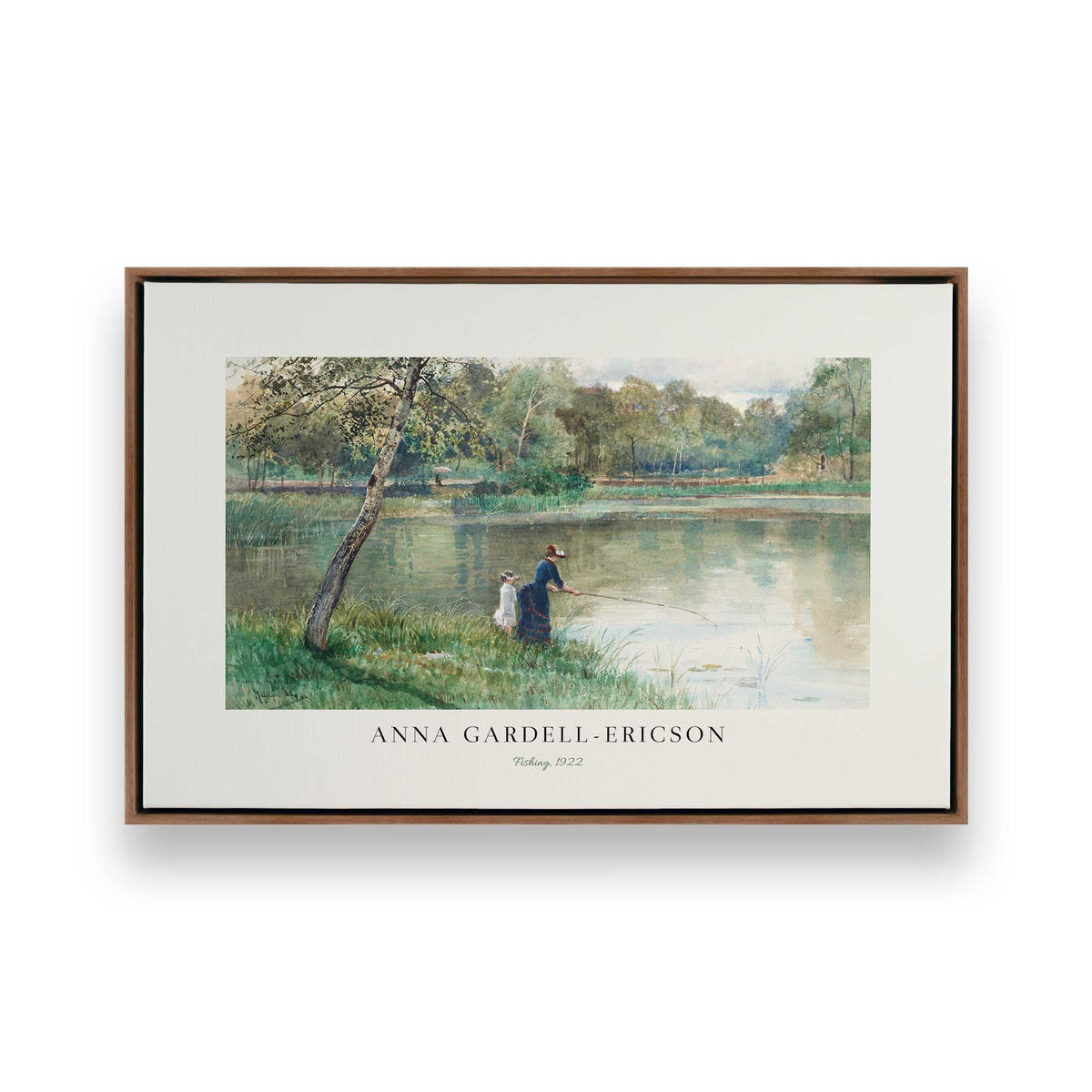 [Color:Walnut], Picture of art in a Walnut frame