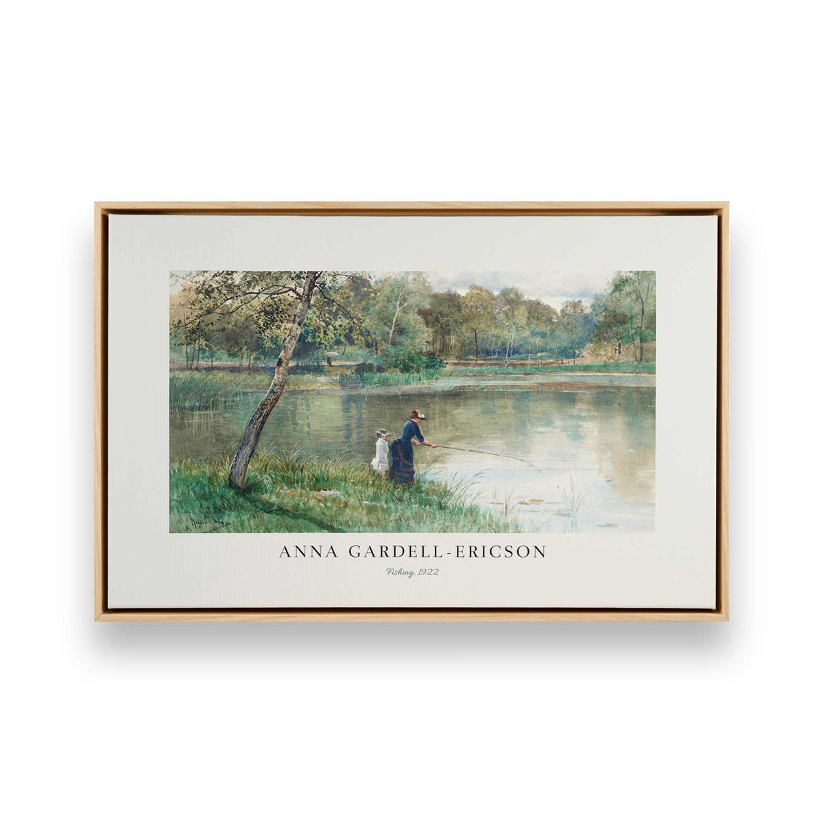 [Color:American Maple], Picture of art in a American Maple frame