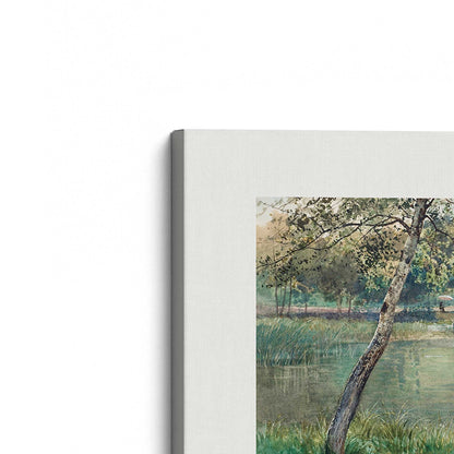 [Color:Stretched Canvas], Picture of the corner of the art