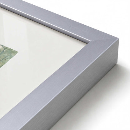 [Color:Polished Chrome], Picture of art in a Polished Chrome frame at an angle