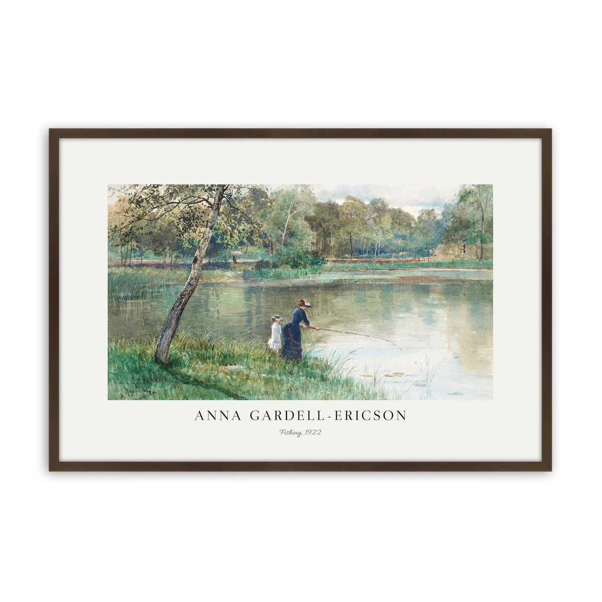[Color:Belvinder Brown], Picture of art in a Polished Chrome frame