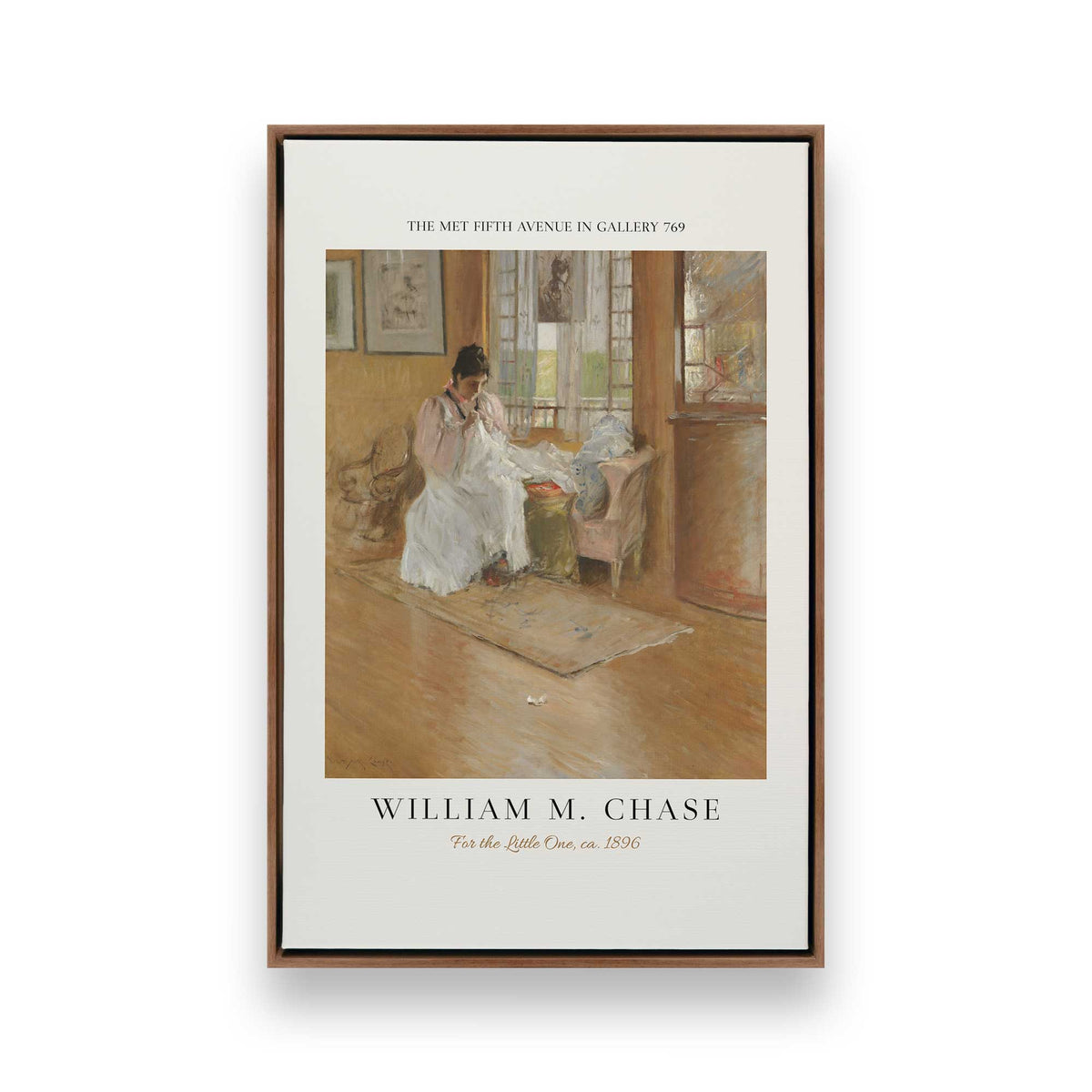 [Color:Walnut], Picture of art in a Walnut frame