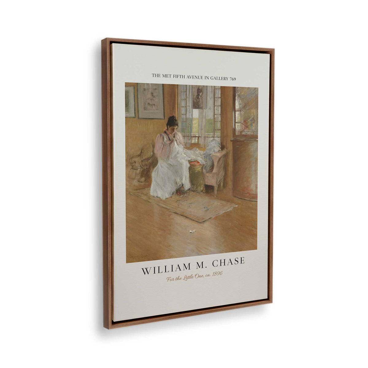 [Color:Walnut], Picture of the corner of the art